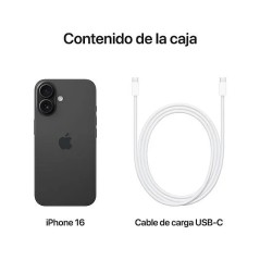 APPLE IPHONE 16 128GB 6,1" NEGRO