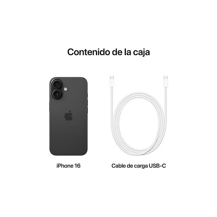 APPLE IPHONE 16 128GB 6,1" NEGRO